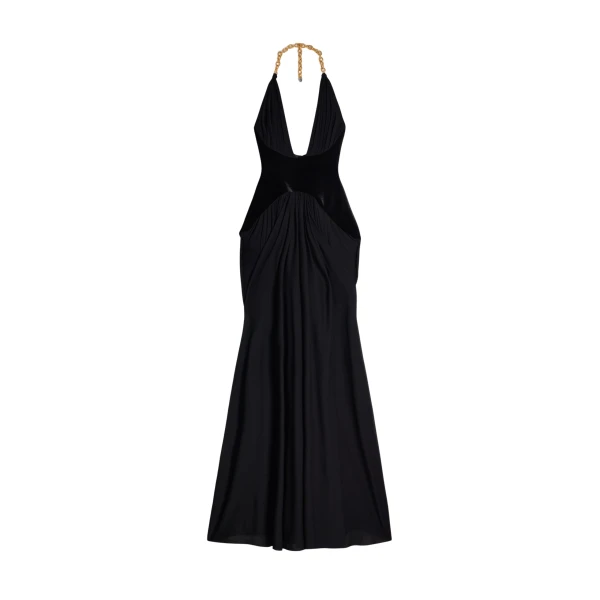 Schiaparelli Draped Bijou Dress