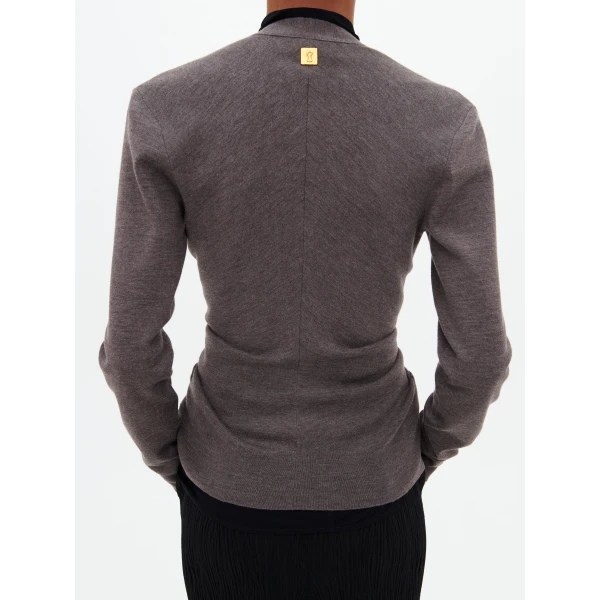 Schiaparelli Draped Cardigan, view 4