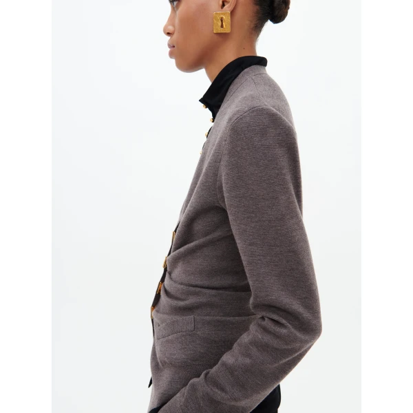 Schiaparelli Draped Cardigan, view 5