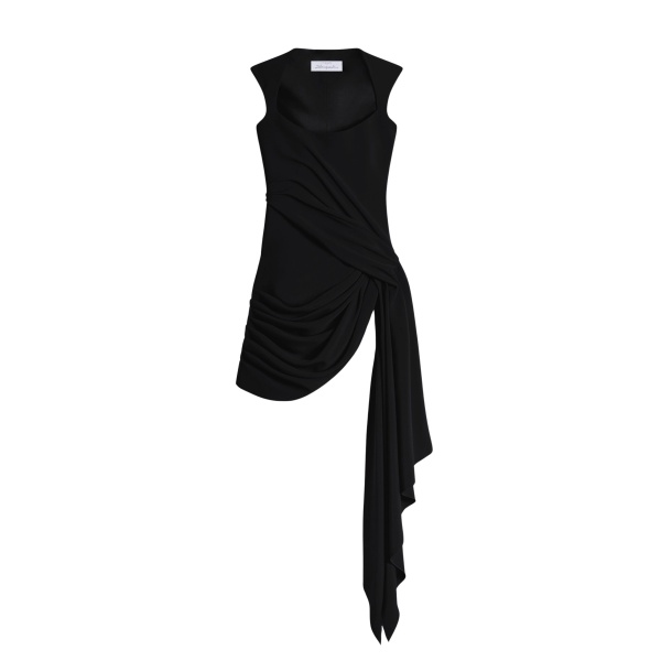 Schiaparelli Draped Dress in Noir