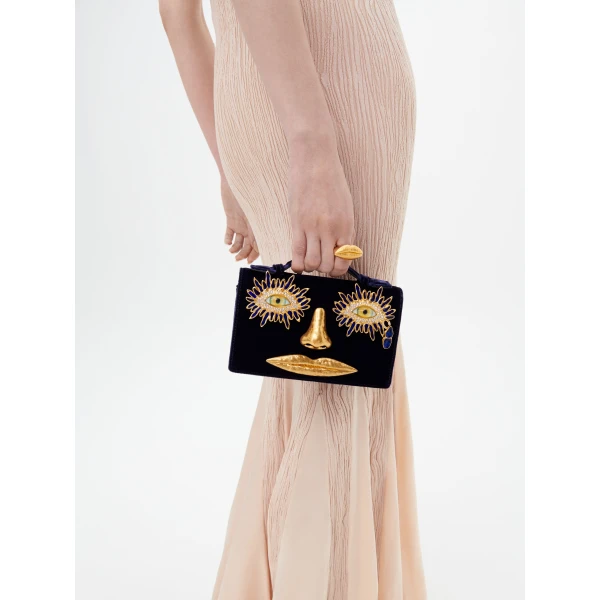 Schiaparelli Face Clutch, view 3