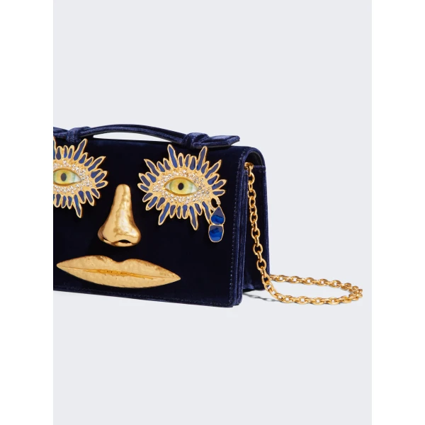 Schiaparelli Face Clutch, view 6