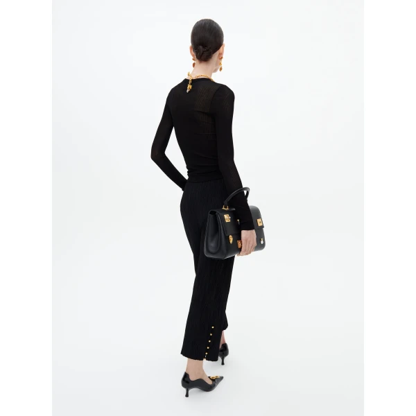 Schiaparelli Fine-Ribbed T-Shirt Knit, view 4