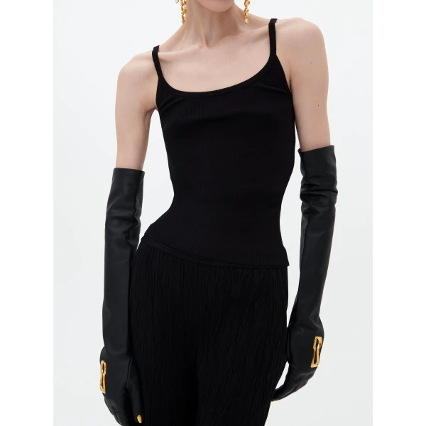 Schiaparelli Fine-Ribbed Tank Top, view 2