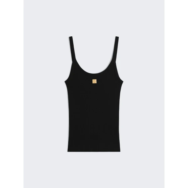 Schiaparelli Fine-Ribbed Tank Top, view 4