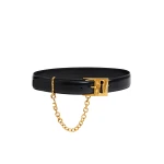Schiaparelli Gusset Chain Keyhole Belt