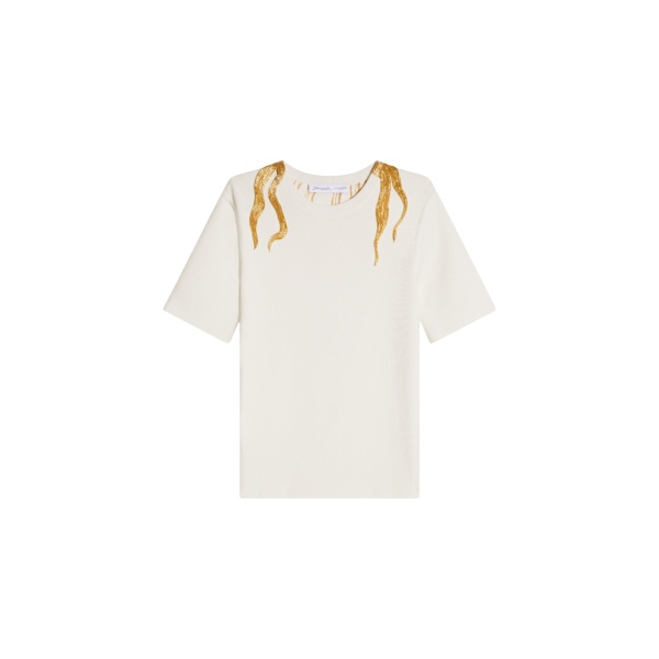 Schiaparelli Hair Embroidery Top