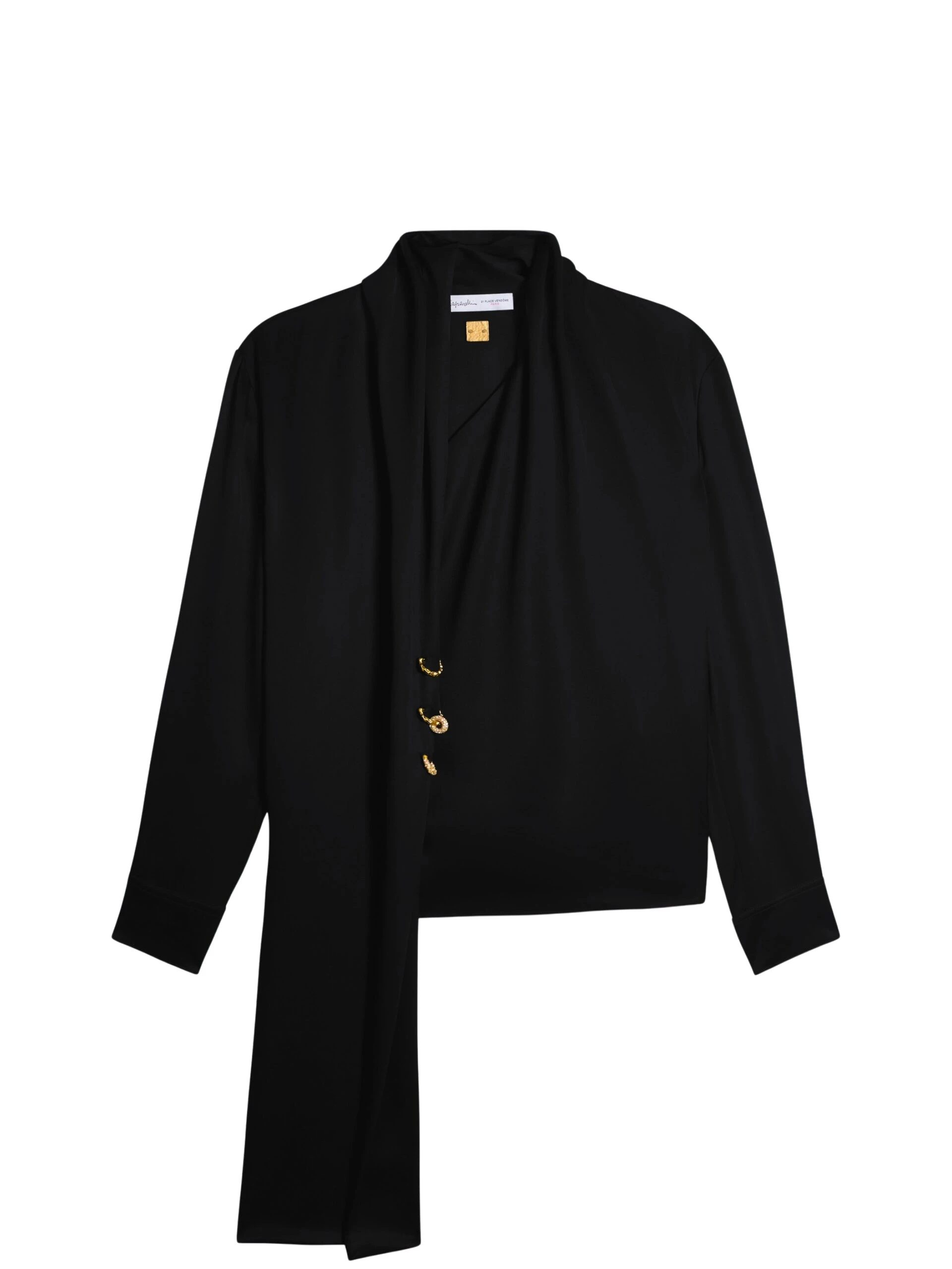 Schiaparelli-Schiaparelli-Long-Sleeved-Scarf-Top-in-Noir-scaled13314_nobg Schiaparelli Long-Sleeved Scarf Top in Noir