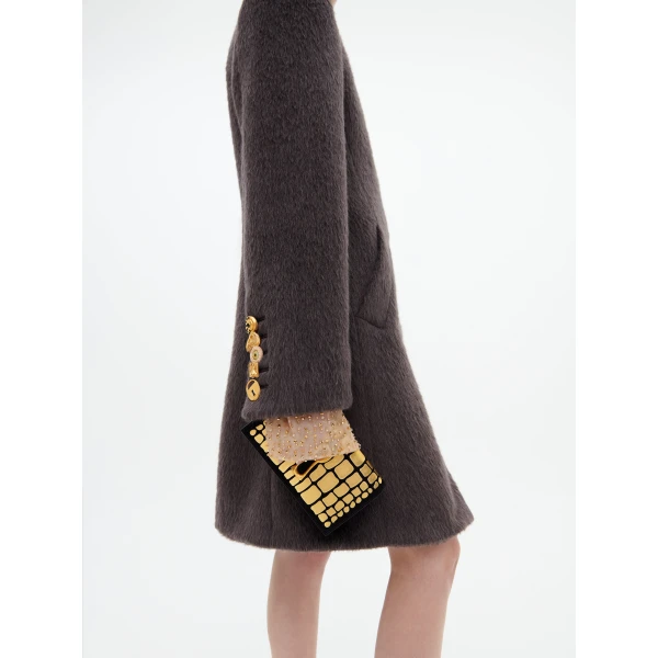 Schiaparelli Mao Collar Coat, view 6