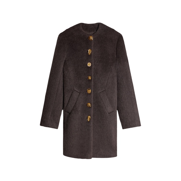 Schiaparelli Mao Collar Coat
