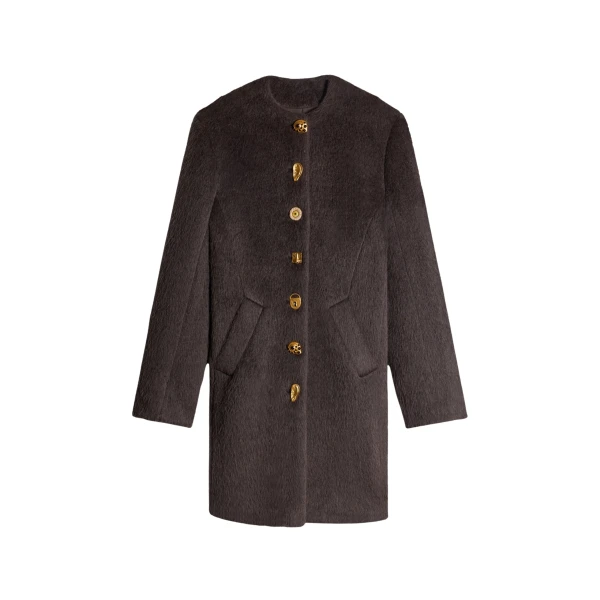 Schiaparelli Mao Collar Coat