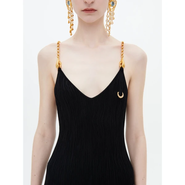 Schiaparelli Mermaid Dress in Noir, view 5