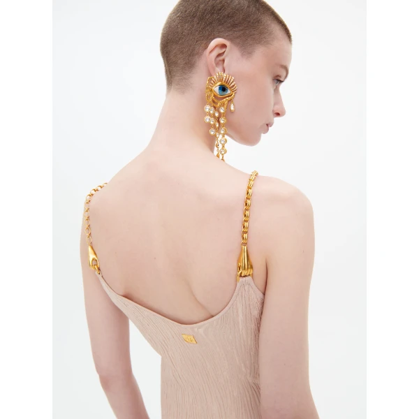 Schiaparelli Mermaid Dress in Nude, view 4