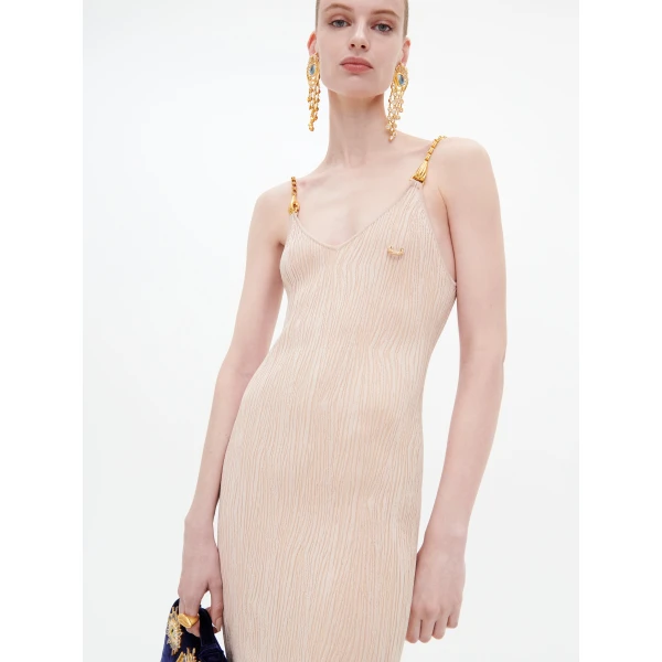 Schiaparelli Mermaid Dress in Nude, view 5