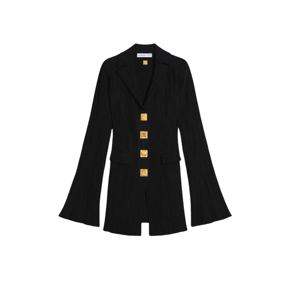 Schiaparelli Straight-Cut Trompe L’Oeil Knit Jacket