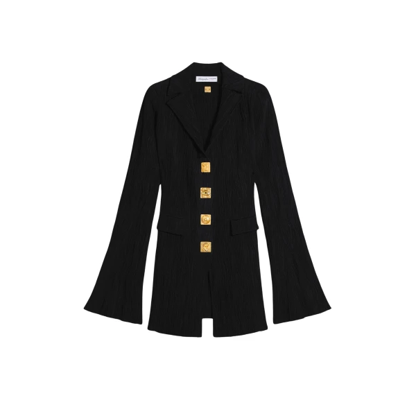 Schiaparelli Straight-Cut Trompe L’Oeil Knit Jacket
