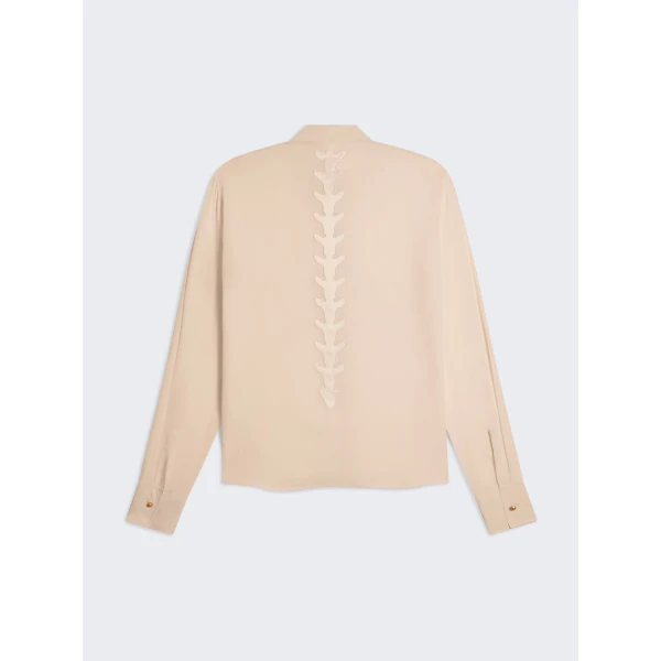Schiaparelli Trompe-L’Œil Shirt in Ecru, view 2