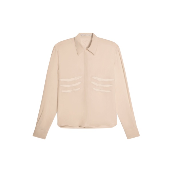 Schiaparelli Trompe-L’Œil Shirt in Ecru