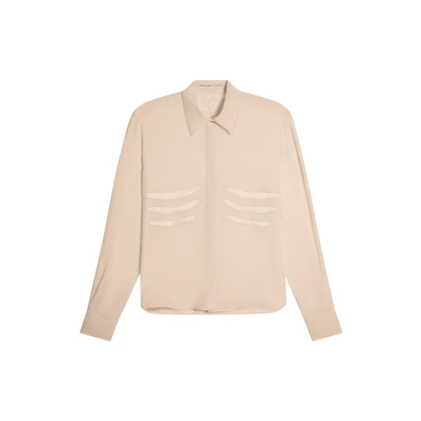 Schiaparelli Trompe-L’Œil Shirt in Ecru