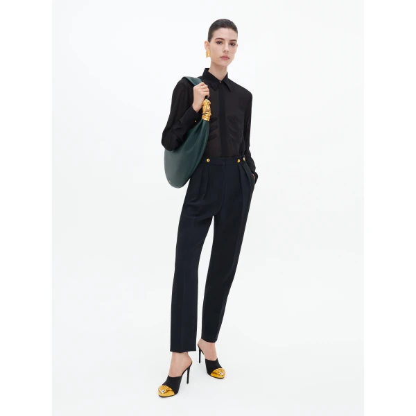 Schiaparelli Trompe-L’Œil Shirt in Noir, view 3
