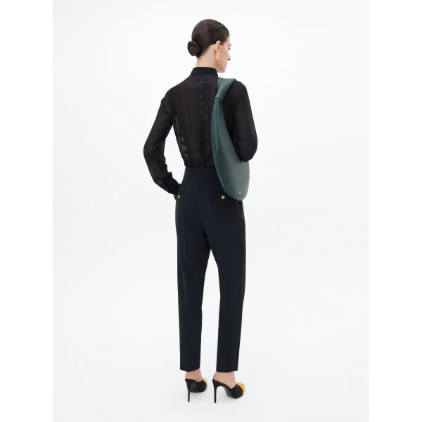 Schiaparelli Trompe-L’Œil Shirt in Noir, view 4