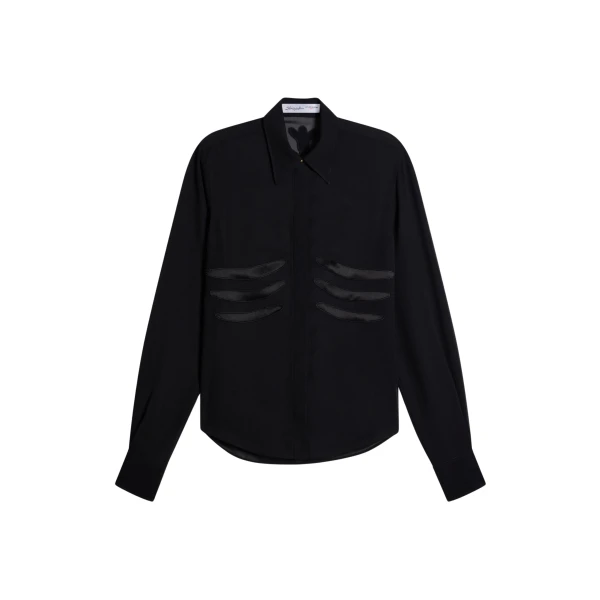 Schiaparelli Trompe-L’Œil Shirt in Noir