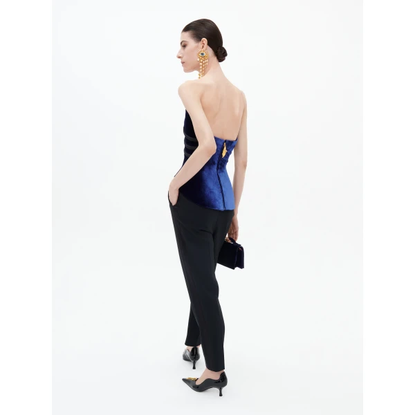 Schiaparelli Trompe L’Oeil Bustier Top, view 4