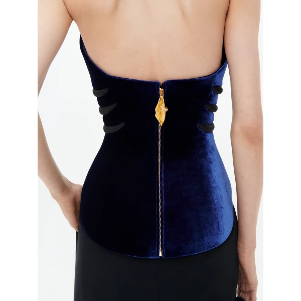 Schiaparelli Trompe L’Oeil Bustier Top, view 5