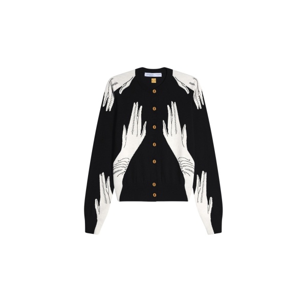 Schiaparelli Trompe L’Oeil Hand Cardigan