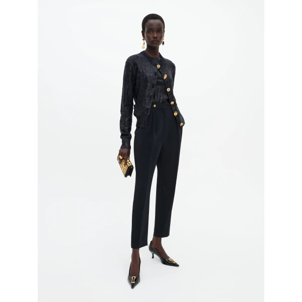 Schiaparelli Trompe L’Oeil Knit Cardigan, view 3