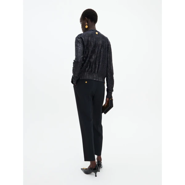 Schiaparelli Trompe L’Oeil Knit Cardigan, view 4