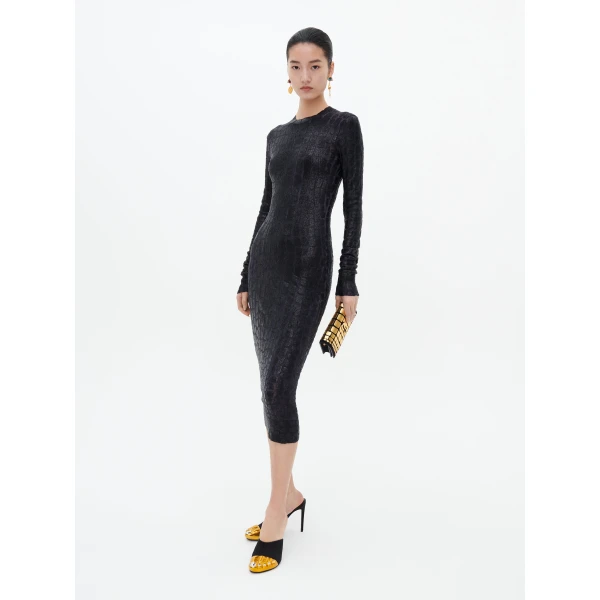 Schiaparelli Trompe L’Oeil Knit Dress, view 3