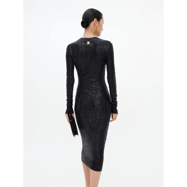 Schiaparelli Trompe L’Oeil Knit Dress, view 4
