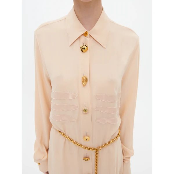 Schiaparelli Trompe-L’Oeil Shirt Dress, view 5
