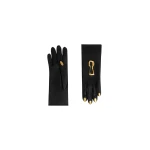 Schiaparelli Trompe L’Oeil Short Leather Gloves