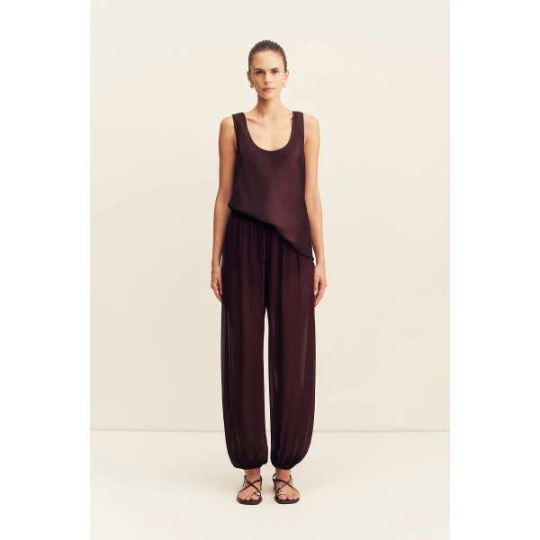 Shona Joy Amina Sheer Harem Pant, view 2