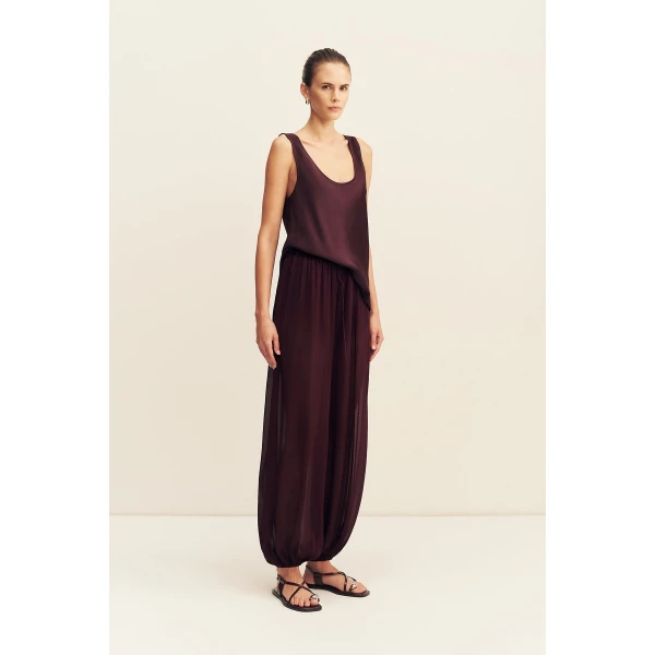 Shona Joy Amina Sheer Harem Pant, view 4