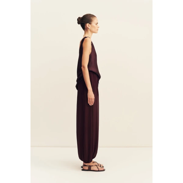 Shona Joy Amina Sheer Harem Pant, view 5
