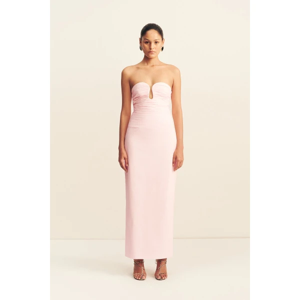 Shona Joy Campbell Strapless U Wire Maxi Dress, view 2