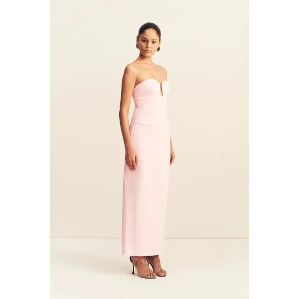 Shona Joy Campbell Strapless U Wire Maxi Dress, view 4