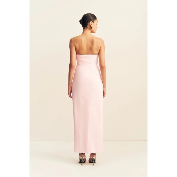 Shona Joy Campbell Strapless U Wire Maxi Dress, view 6