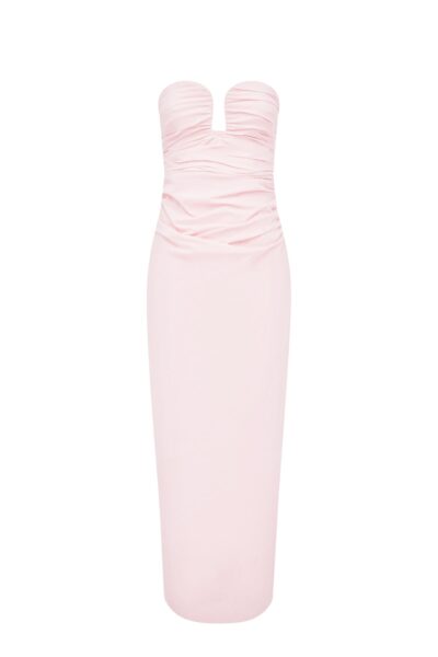 Shona Joy Campbell Strapless U Wire Maxi Dress