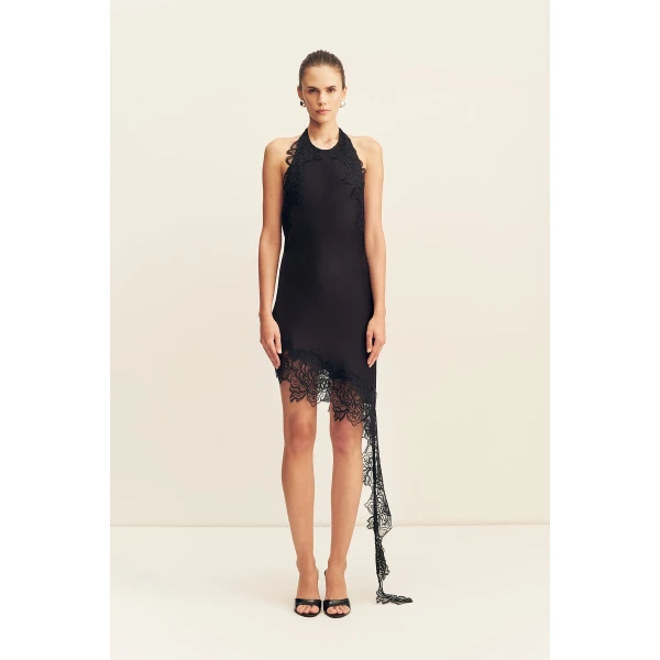 Shona Joy Eniko Lace Open Back Mini Dress, view 2