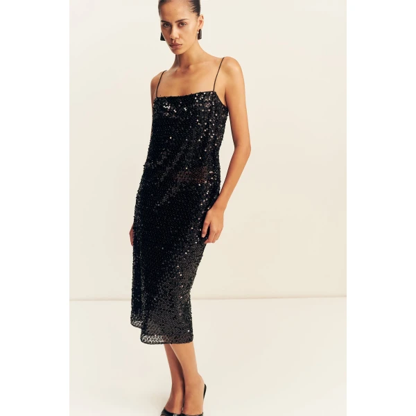 Shona Joy Everly Sequin Long Line Cami, view 4