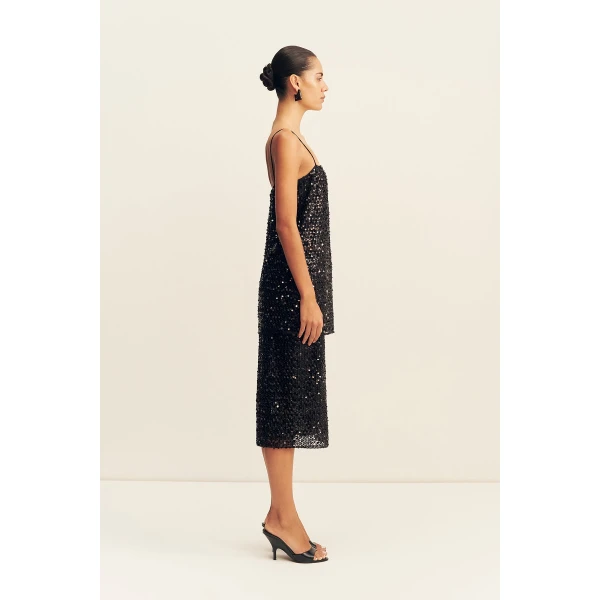 Shona Joy Everly Sequin Long Line Cami, view 6
