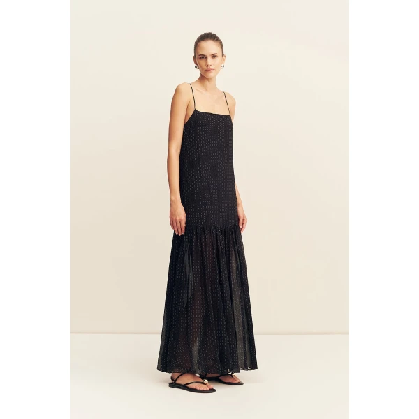 Shona Joy Irving Polka Dot Maxi Dress, view 5