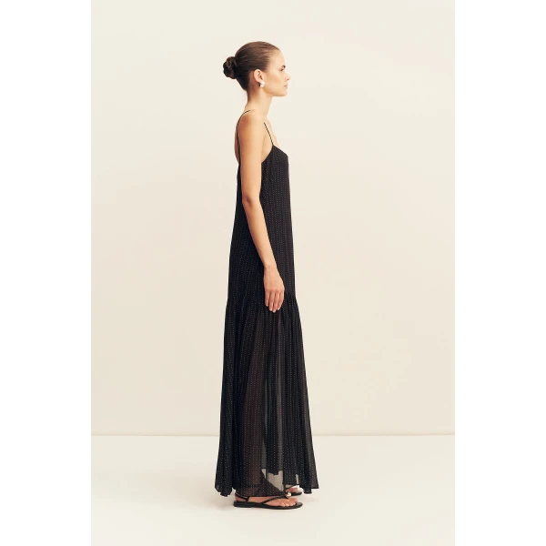 Shona Joy Irving Polka Dot Maxi Dress, view 6