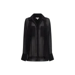 Shona Joy Irving Polka Dot Sheer Shirt