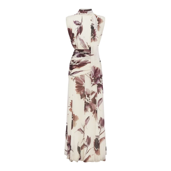 Shona Joy Marpessa Scarf Neck Maxi Dress