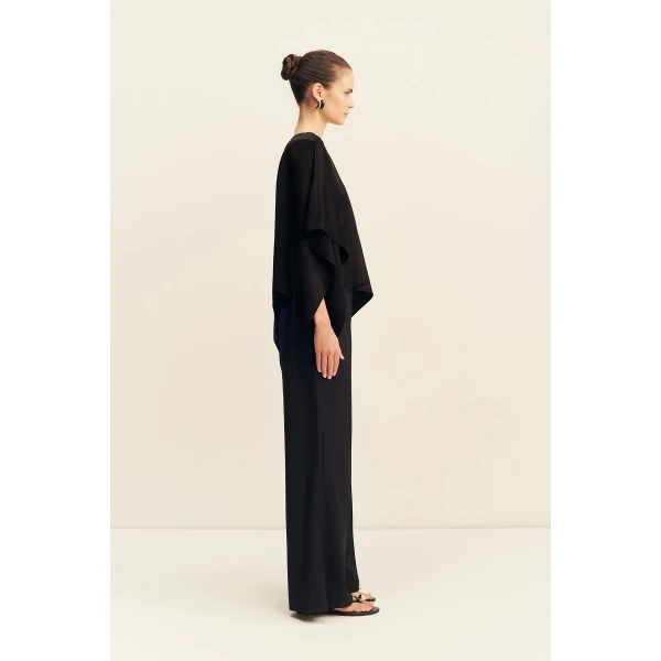 Shona Joy Savanna Draped Cape Top, view 5